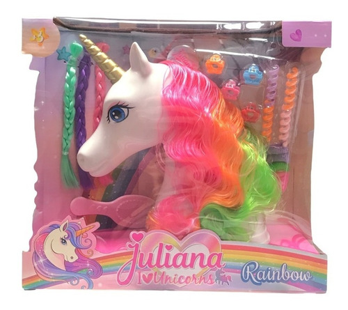 Juliana I Love Unicornio Peinados Trensa Colores Art Jul052