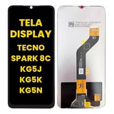 Tela Com Touch Lcd  Para Tecno Spark 8c Kg5k Oled Envio Ja  