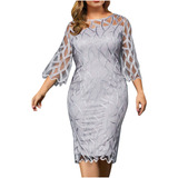 Vestido De Lentejuelas Perspective Para Mujer, Cómodo, Talla