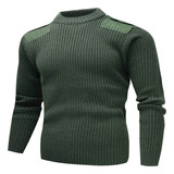 Jersey Táctico Militar De Punto Para Hombre