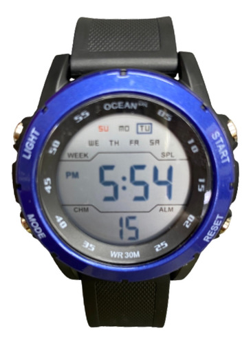 Reloj Digital Deportivo Sumergible Unisex Luz Alarma Lon027