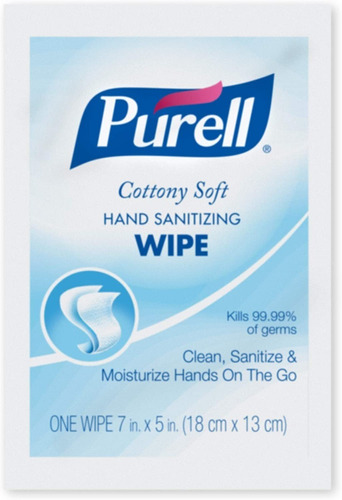 Toallas Sanitizantes De Algodón Purell® Individuales, 1000pz