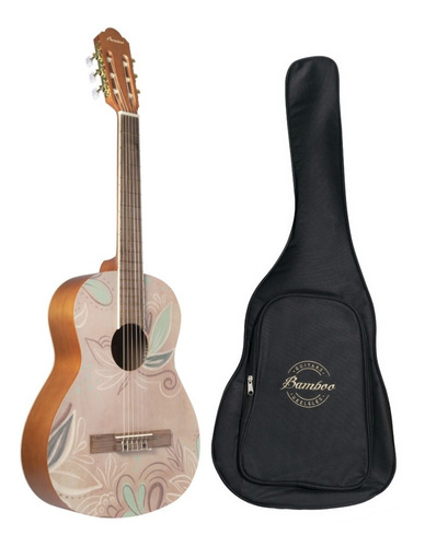 Guitarra Bamboo Travel Clásica, Criolla Viajera Diseño Belle