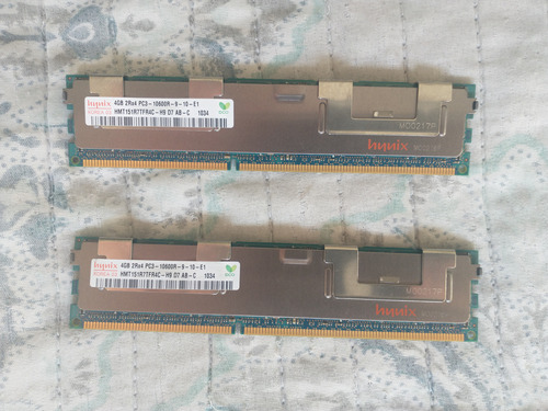 Memoria Ram Hynix Server Ddr3 2x4gb 10600