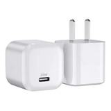 Cargador Cubo Tipo C Carga Rapida 20w Android Apple De Pared