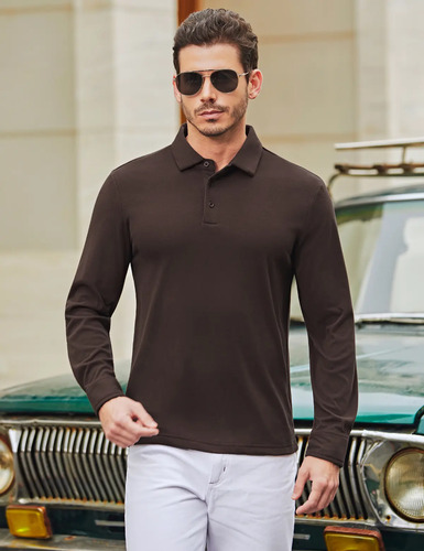 Playeras Tipo Polo Hombre Cómodo Moda Manga Larga Mauro Kane | MercadoLibre