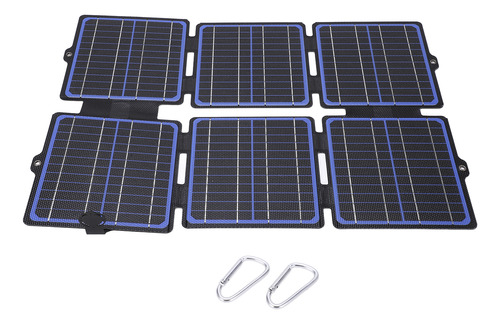 Panel Solar Plegable Etfe 30w 12v/5v Teléfono Móvil Impermea