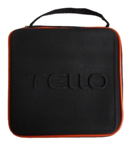 Case Porta Drone Dji Tello  Cor Preto E Laranja 