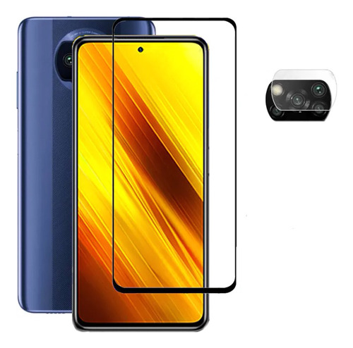 Lamina Mica Vidrio Xiaomi Poco X3 Nfc / Poco X3 Pro +camara 