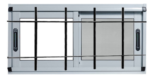 Ventanas Modena Blanco 100x60cm Dvh C/mosquitero Y Reja