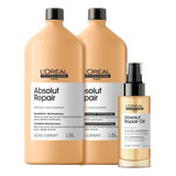  Loreal Absolut Repair Gold Quinoa Kit Com 3 Produtos Grande