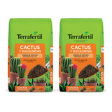 Combo 2 Sustrato Cactus Sucuclentas Terrafertil 5l Valhalla 