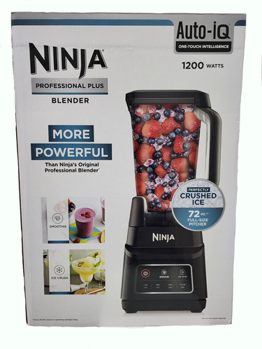 Licuadora Ninja Bn700 2.1 L Negra Con Vaso De Plástico