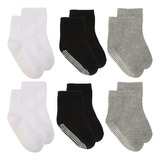 Methee 6 Pares De Calcetines De Algodon Antideslizantes Para