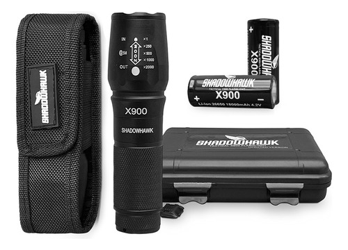 Lanterna X900 Original Shadowhawk Com Case E Bateria Extra