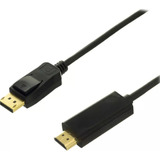 Cabo Md.9 Displayport X Hdmi 1.80m Preto 4k