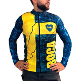 Campera Deportiva Slim Fit Boca Juniors Cfr059