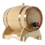 Barril De Vino De Roble De 5l, Dispensador Elegante Para