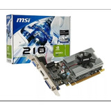 Placa De Video Nvidia Msi Geforce 200 Series 210 N210-md1g/d