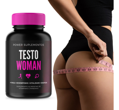 Testo Feminina Zma Cresce Bumbum Coxas Pernas Libido 60 Cps