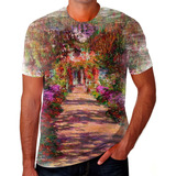 Camisa Camiseta Personalizada Claude Monet Pintor Francês 01