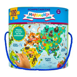 Mapamundi Rompecabezas 100 Pz 91x61 Cm Novelty