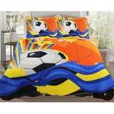 Cubrecama Verano Quilt Infantil Plush Plaza Y Media Tf