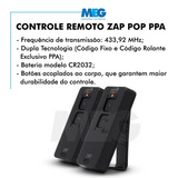 Kit Motor De Portão Eletrônico Deslizante Ppa 1/4 Hp Rápido Cor Cinza Tamanho Da Engrenagem Z18 Frequência 60hz Voltagem 110v