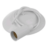 Pendente Cabo Decorativo Liso 1m Branco 110/220w