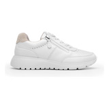 Tenis Urbanos Confort Mujer Blancos Flexi 129701 Gnv®