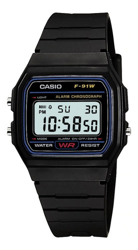 Reloj Casio F91w Caballero Retro Clasico Original F91