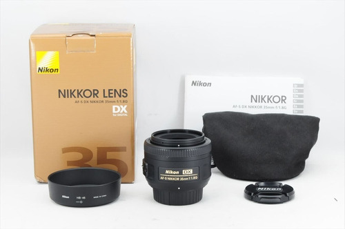 Lente Nikon Af-s Nikkor 35 Mm F/1.8 G Dx