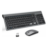 Teclado Inalámbrico Y Mouse Con Alfombrilla De Mouse Ultra D