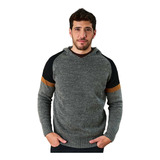 Sweater Hombre Con Capucha Mauro Sergio Calce Estándar