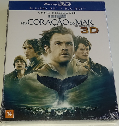 Blu-ray No Coração Do Mar (3d+2d/2discos/lacrado)