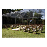 Tenda Piramidal 9x5 Metros Lona Cristal Transparente