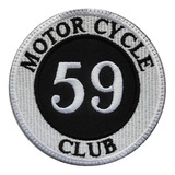 Parche Bordado 59 Motor Cicle Club 59 Riders Club 