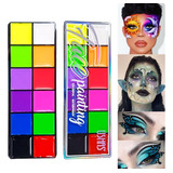 Paleta 12 Tonos Face Painting Pintura Facial Corporal Ushas