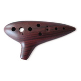 Woodi Ocarina Flauta Wc-917bw 12 Agujeros Madera Grano ...