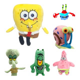 Peluche Bob Esponja Y Sus Amigo Combox6unidades Envio Gratis