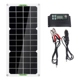 Cargador De Batería De Coche Con Panel Solar De 30 W Y 12 V