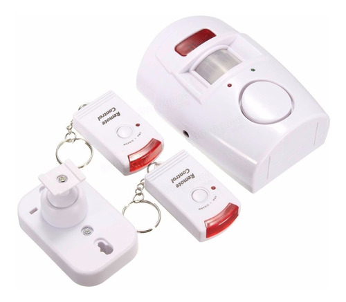 Alarma Casa Infra Roja Sensor Movimiento 2 Controles 