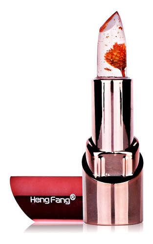 Lápiz Labial Q Lip Gloss Beauty Bright Flower Crystal Jelly