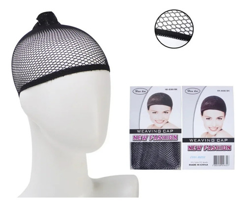 Malla Tejida Elástica Set X3 Gorro Para Cabello Reutilizable