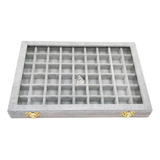 Velvet Jewelry Tray Caja Con Cerradura Anillo Gemstone