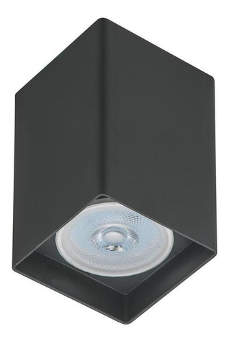 Spot Sobrepor Luminária Teto Plafon Luz Direcional Par20 834 Cor Preto 110v/220v