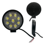 Juego Faro 9 Led Leds Auxiliar Auto Camioneta Camion 12/24 V