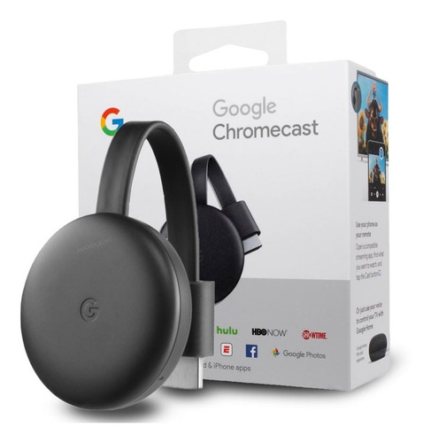 Google Chromecast 3 Full Hd Media Streaming Negro Carbón