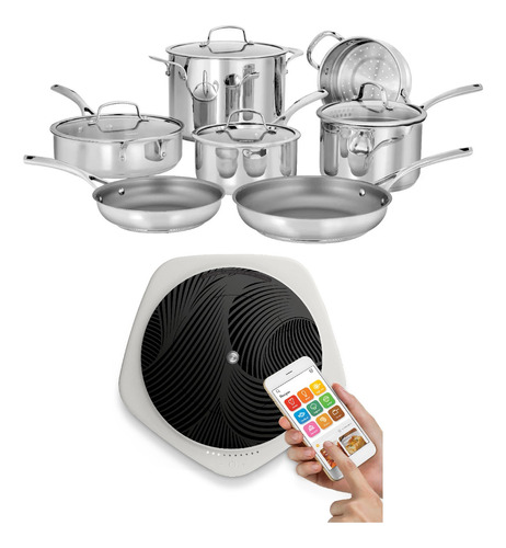 Bateria Cocina Acero Profesional Lujo Cuisinart 95-11 Remate