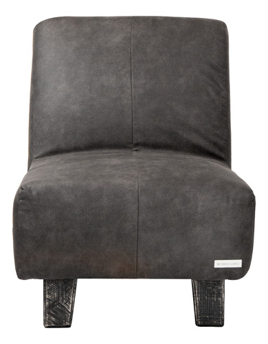 Sillón 1 Cuerpo Poliuretano Gris 65x63x84 Cm